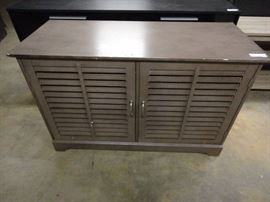 45" Louvered Door Hutch