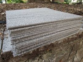 Lot of 20 20" x 20" Carpet Tiles BEIGE