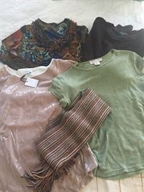 Designer tops from Etro, Calvin Klein and others...many NWT.