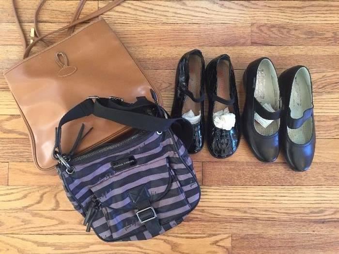 Just added!  Longchamps and Sonia Rykel bags.  New shoes (size 6)