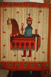Handwoven  ~ Made in Poland ~ Cepelia Kilim Tapestry