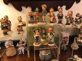 Large collections of Hummels.