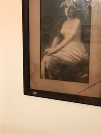 Antique Lady deshabille.