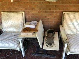 Antique painted school desk.  One of two.