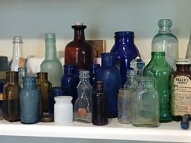 Medicine bottles.