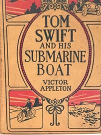 Lots of antique and vintage books.