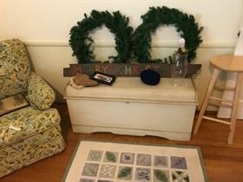 Painted Lane cedar chest.