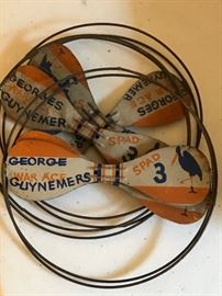 Antique game based on WWI French War ace.