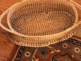 Large seagrass basket.