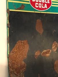 Double Cola chalk board sign.