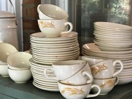 1960's Golden Wheat china.