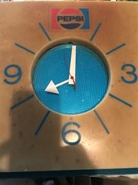 1960 era Pepsi clock