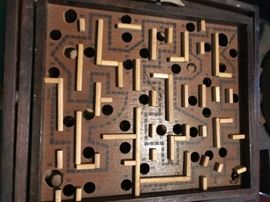 Vintage table top wooden game.