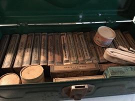 Vintage first aid supplies.