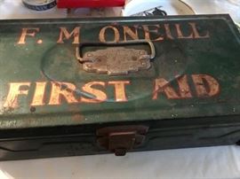 Vintage First Aid Kit. Filled!