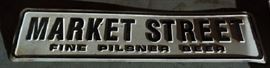 Vintage Market Street Metal Sign