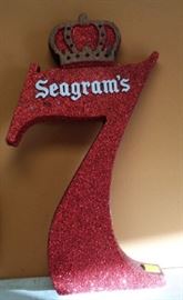 Vintage Seagram's 7 Display