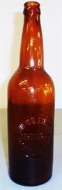 Vintage Gerst Straight-sided Amber Bottle, Embossed