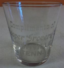 Vintage Hooper Grocery (Nashville, TN) Shot Glass