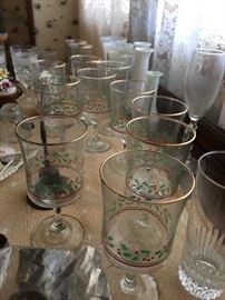 Collectible Arby's Xmas glasses...