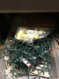 Holiday lights.