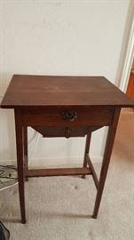 antique sewing stand/table