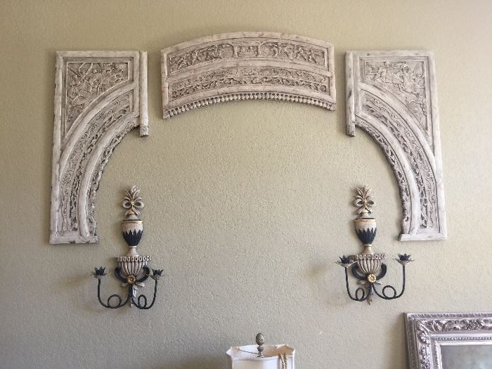 Wall decor and sconces