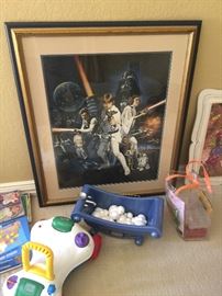 Star Wars framed art