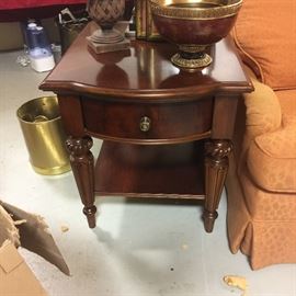 Century Furniture end table with drawer