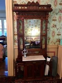 Eastlake Victorian Hall Tree