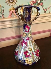 Hand-painted Nippon Tapered Vase