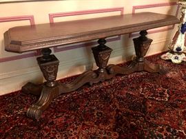 Triple Column Console Table