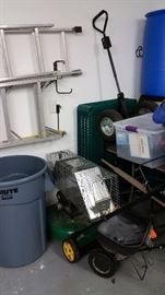 lawn mower ladders garden wagon animal trap