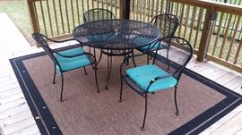 patio furniture rug