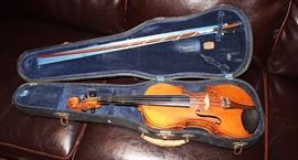 Volkwein Bros violin in case