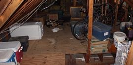 Totes, bike, artwork