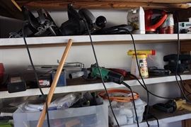 garage and garden tools
