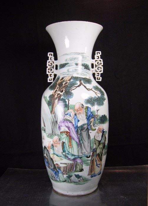 Large Republic Period Chinese Vase