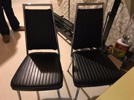 mid century chairs set of two
