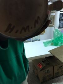 Mexican pottery signed Heron Martinez Mendoza