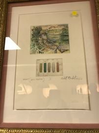 Robert Burkert Mono-print