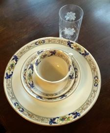 Johnson Brothers china, crystal