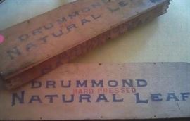 Drummond Natural Leaf tobacco boxes