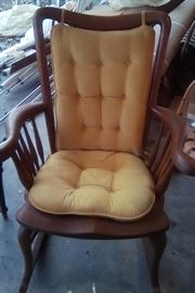 rocker with cushions