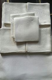 damask matching tablecloth and napkins