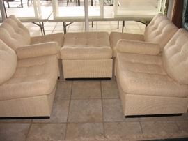 Danish Mogens Kold Mobelfabrik, Cubus 1965 chair & sofa group
$2500  (Bids accepted above half price)