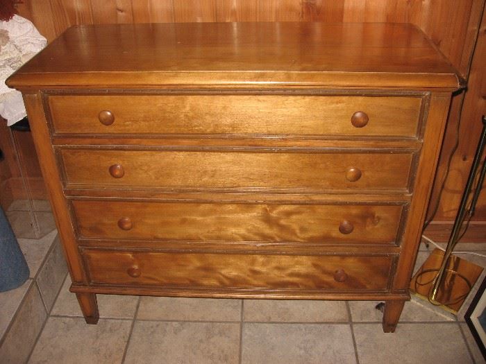 Wood chest with 4 drawers  32" h x 41" w x 17" d
$150 SOLD