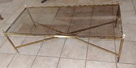 Mid Century Hollywood Regency coffee table
$125