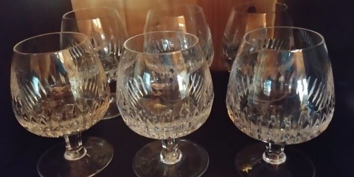 Crystal brandy snifters by Royal Gallery, Maribor $30 each
