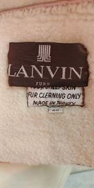 Lanvin 100% sheepskin coat size 40